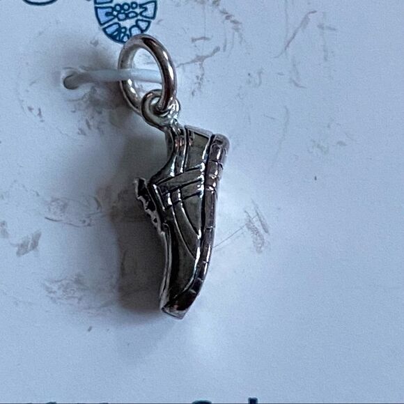 Sterling Silver 925 Stamped Running Shoe Charm - Picture 6 of 6